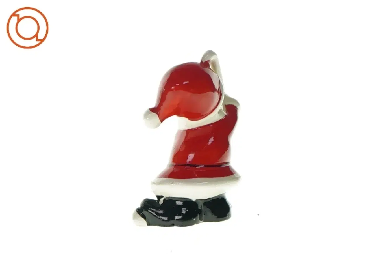 Billede 2 - Dekorativ julemandsfigur  fra Ukendt (str. HØ:10x6cm)