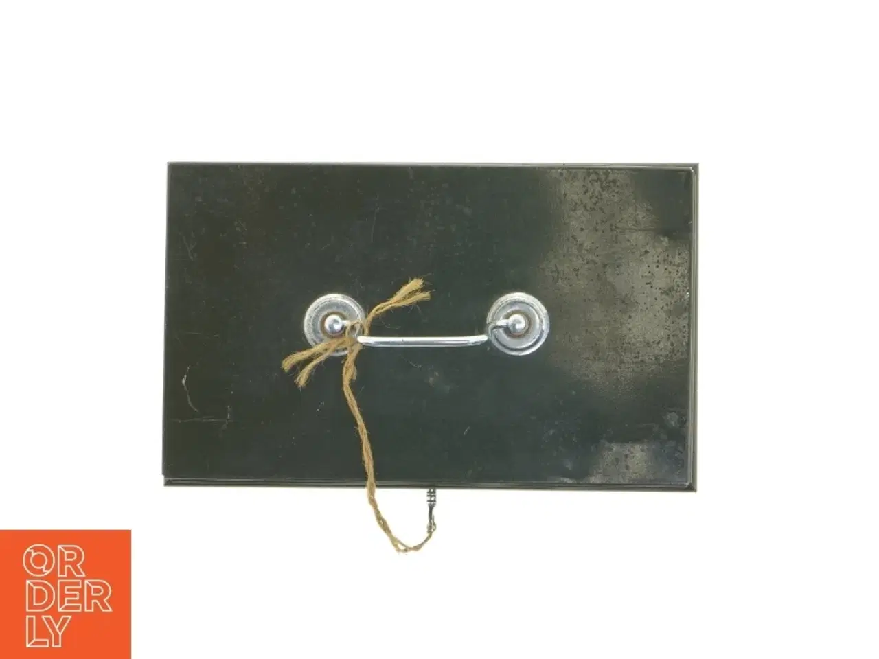 Billede 6 - Sort opbevaringskasse i metal (str. 24 x 14 x 9 cm)