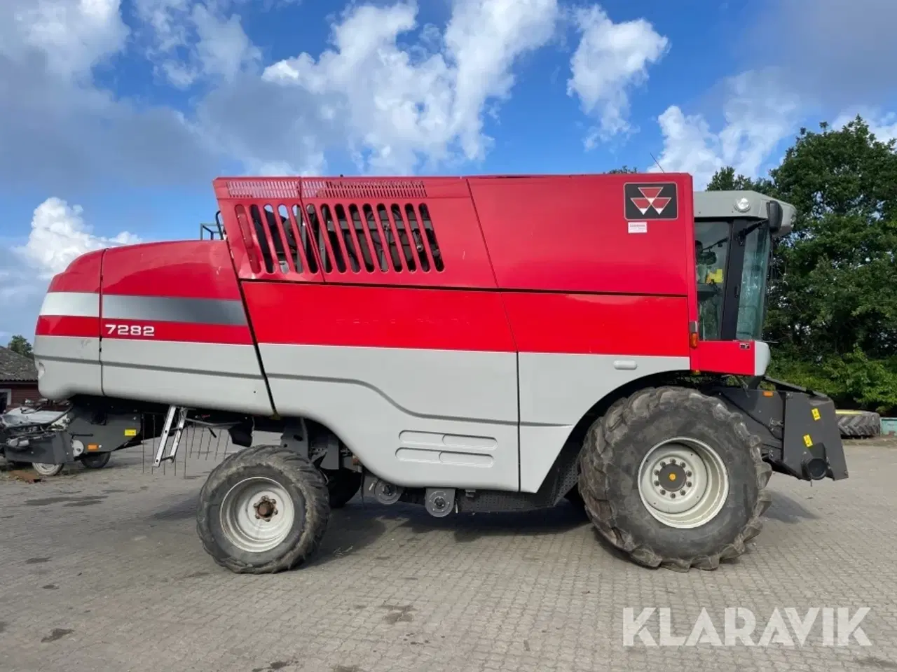 Billede 6 - Mejetærsker Massey Ferguson 7282 med skærebord & vogn
