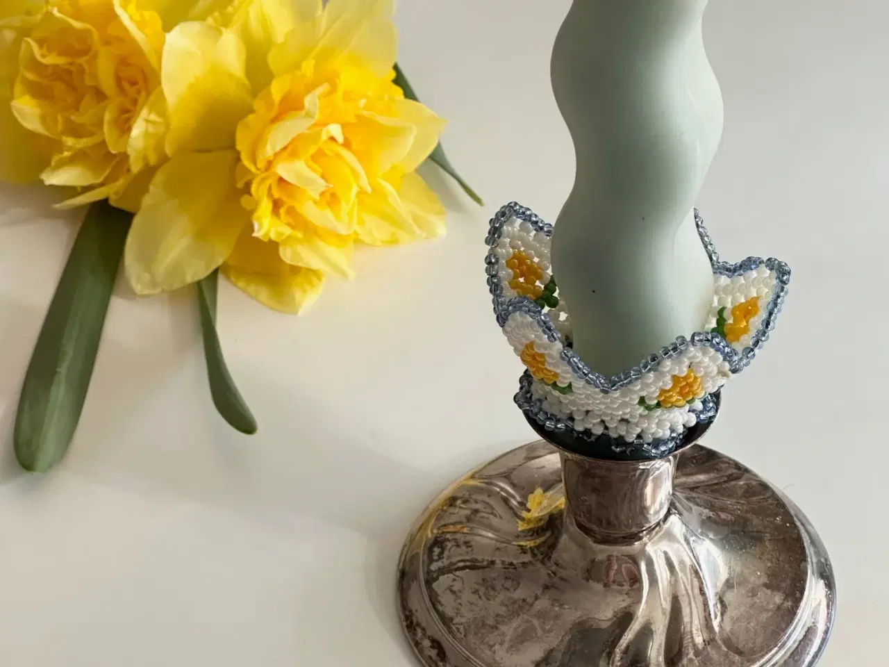 Billede 2 - Perlesyet lysekrans