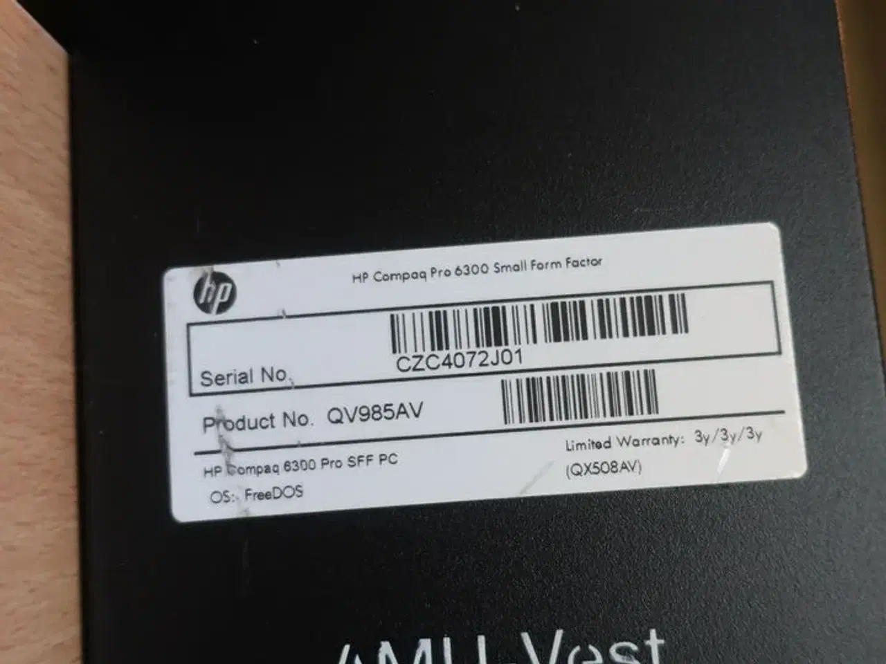 Billede 3 - HP 22" skærm m. tastatur L2208w (PC medfølger ikke)