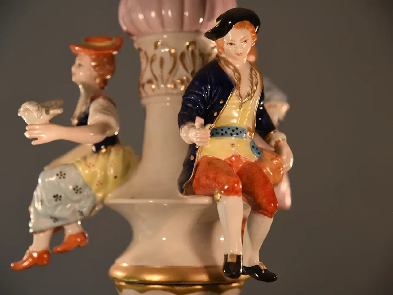 Billede 2 - Edmé Samson porcelænslysekrone