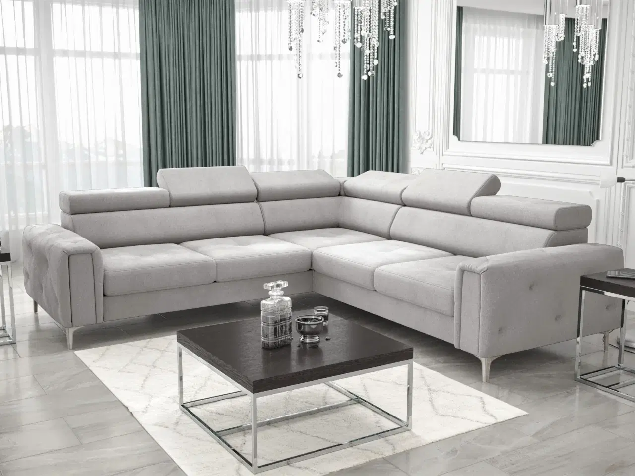 Billede 5 - ORIONIS I HJØRNESOFA MED SOVEFUNKTION 255×255 CM
