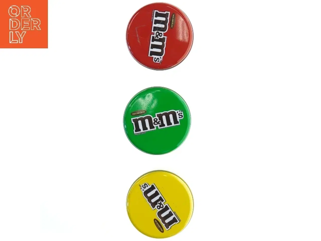 Billede 3 - M&M&#39;s opbevaringsdåser sæt fra M&M (str. 8,5x8,5 cm)