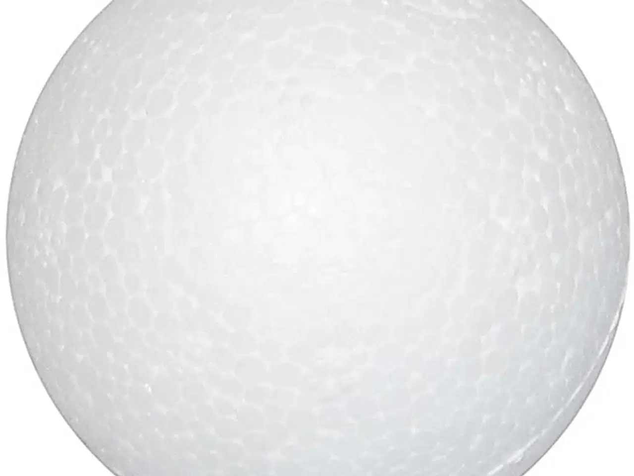 Billede 1 - Kugle, diam. 3 cm, hvid, 100stk./ 1 pk.