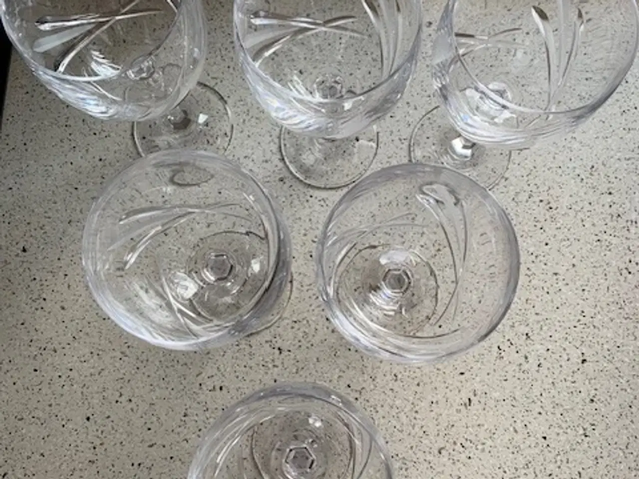 Billede 4 - 6 stk. krystalglas / krystal vinglas - som nye