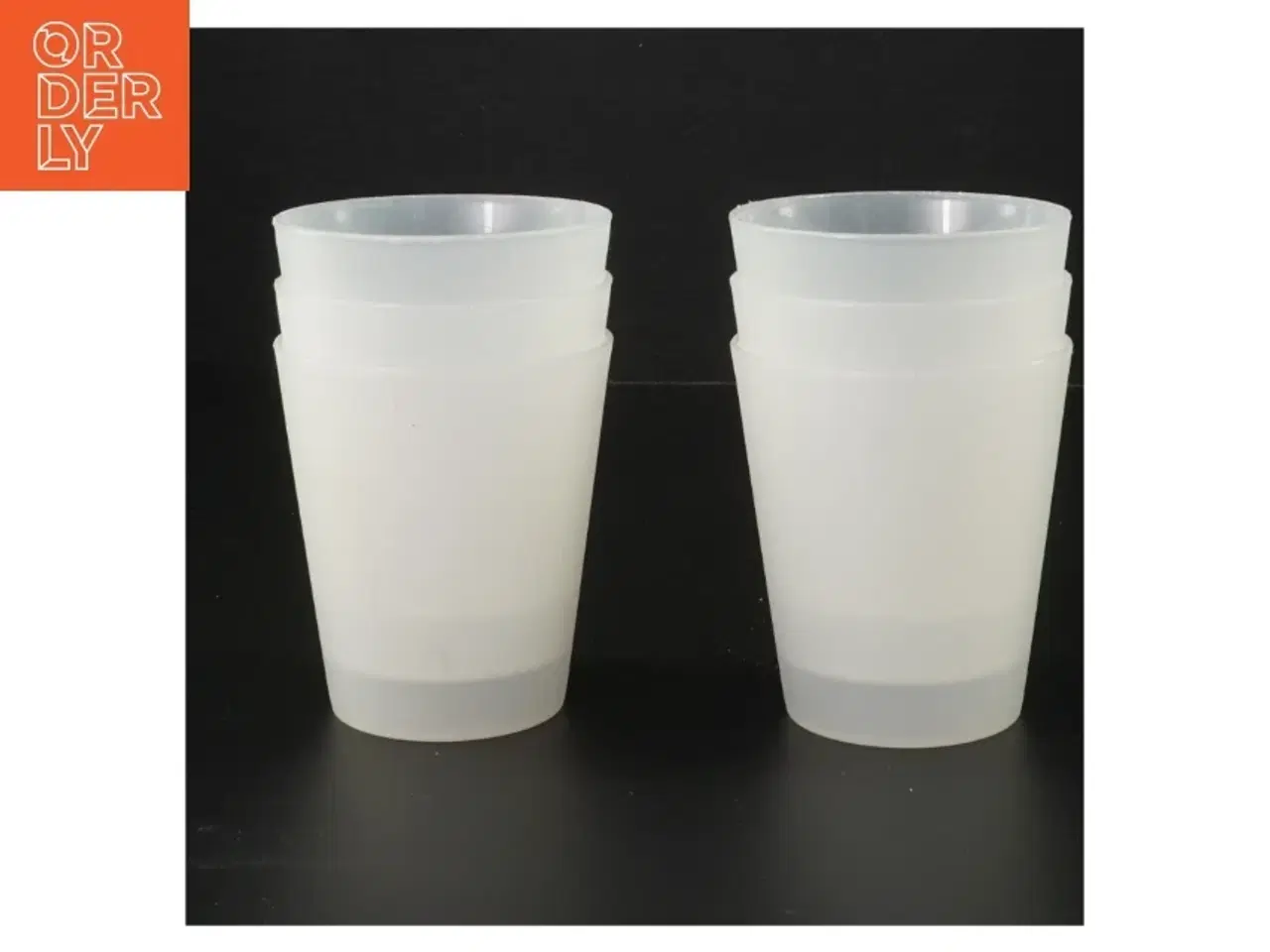 Billede 1 - Plastikkrus sæt (str. 6 styk. ø. 8 cm)