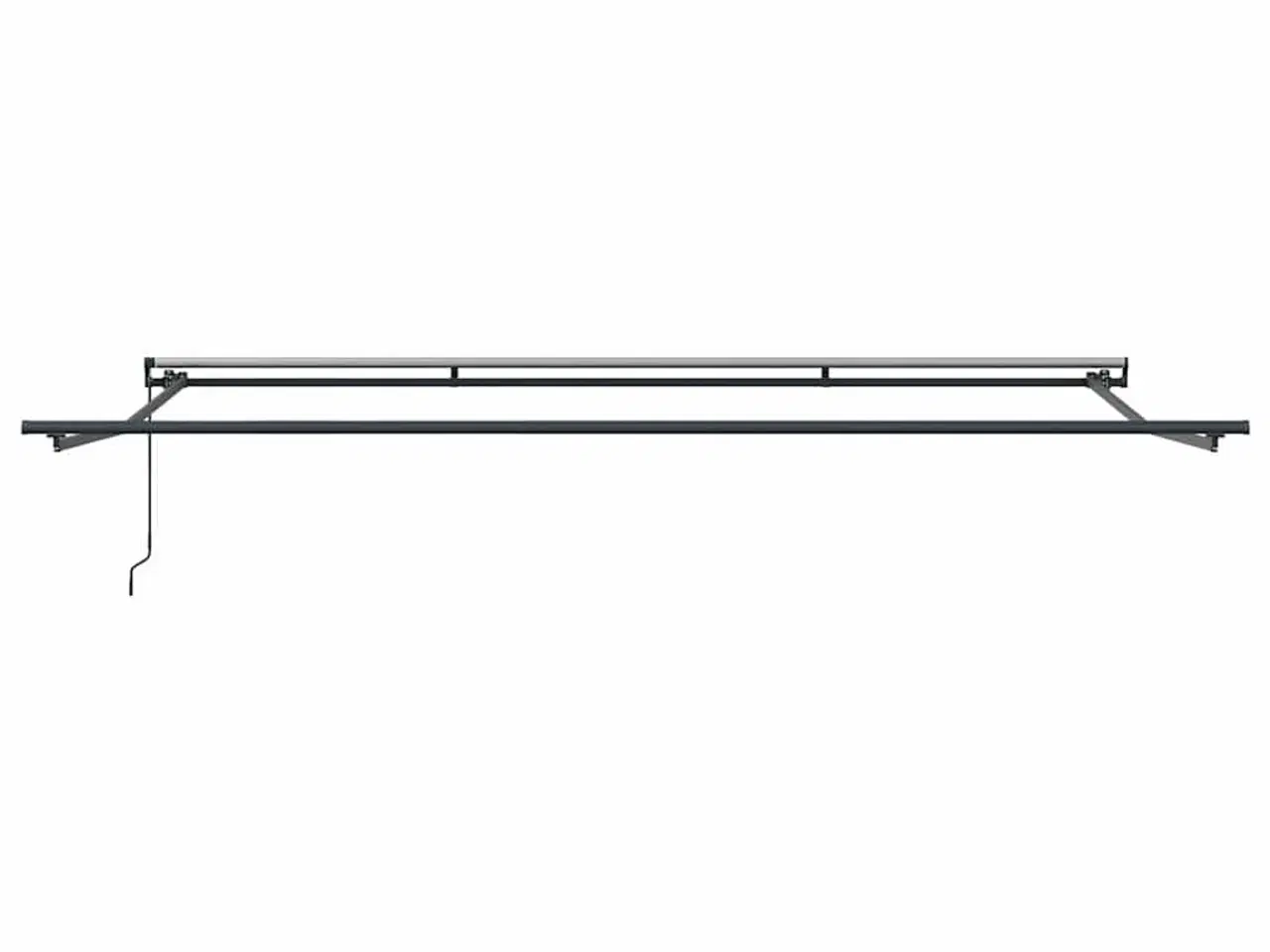 Billede 4 - Markise Antracit 4,5 × 3,5 m Metal