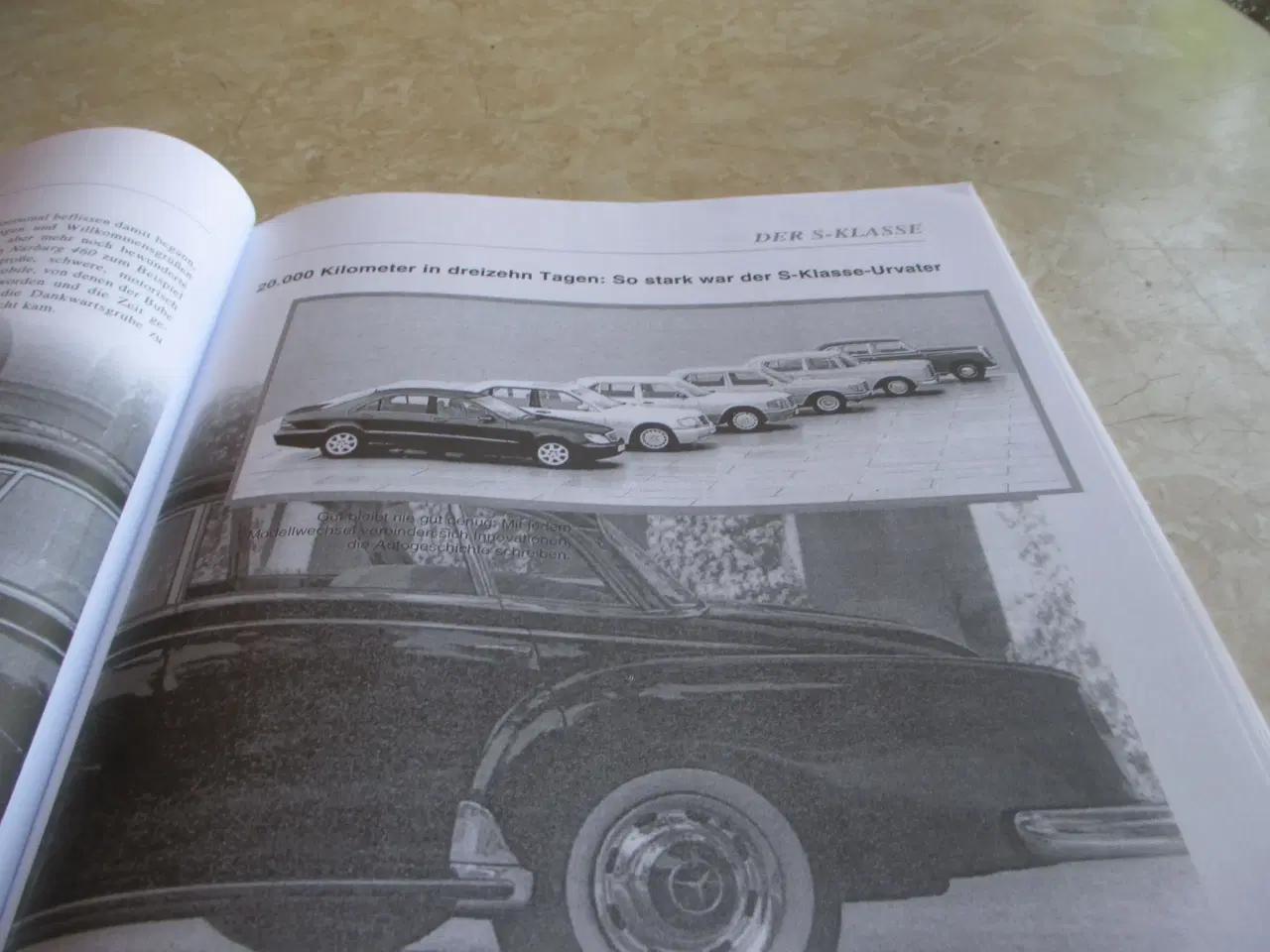 Billede 4 - Bog   Mercedes  gamle modeller  