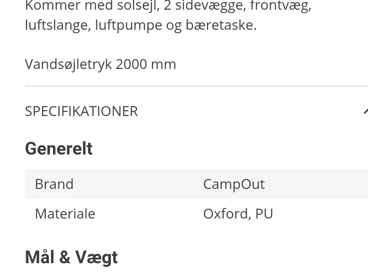 Billede 2 - Rejsefortelt/ solsejl