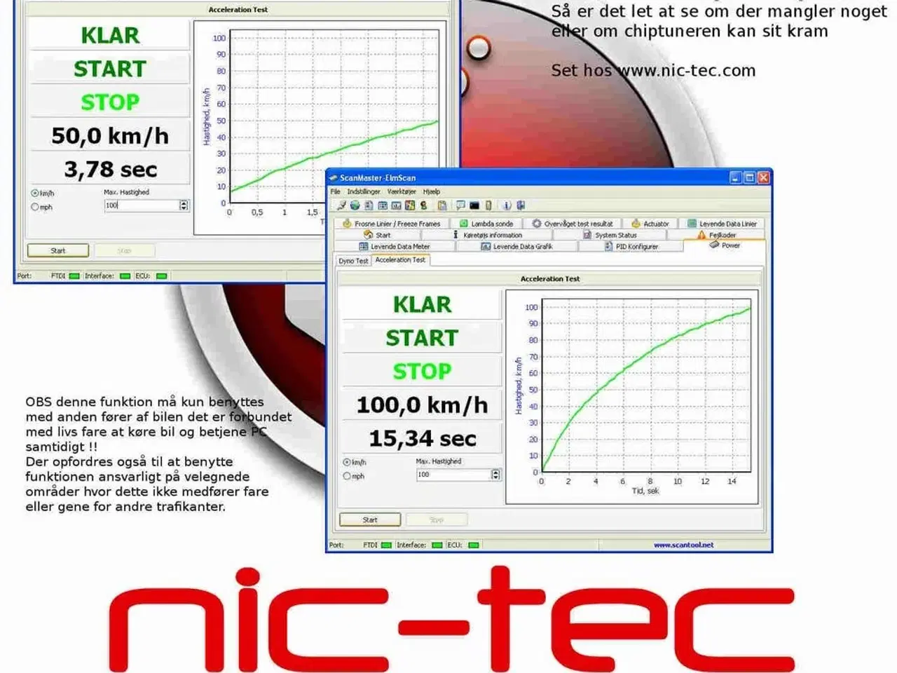 Billede 3 - Scanmaster program for ObdLink & Elm327 interfaces Dansk sprog