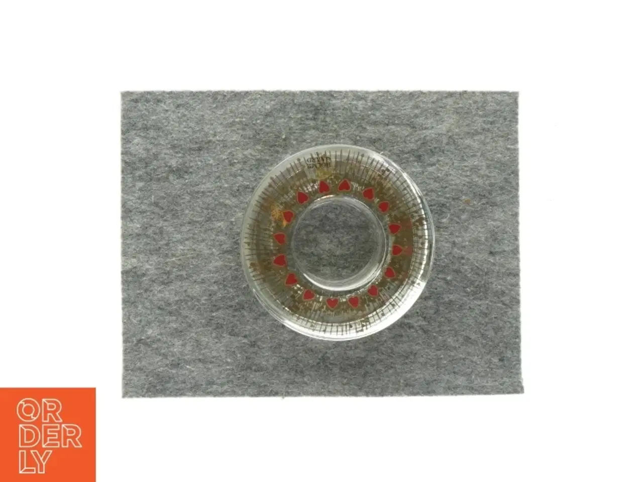 Billede 2 - Lysestage til kalenderlys fra Holmegaard (str. 5 X 13 CM)