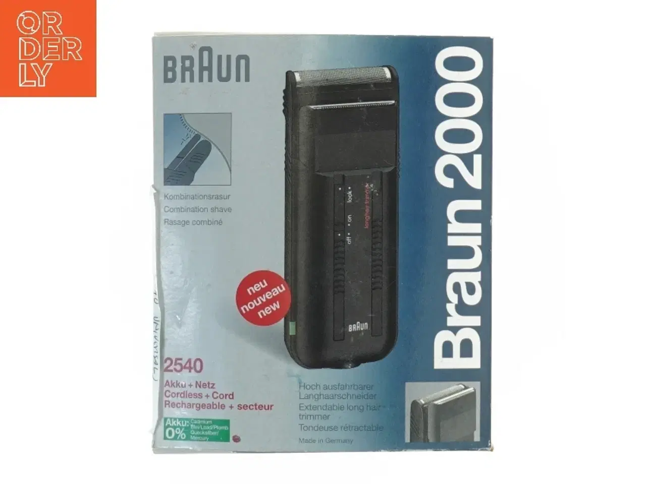 Billede 1 - Braun kombinationsshaver fra Braun (str. 17 x 14 x 5 cm)