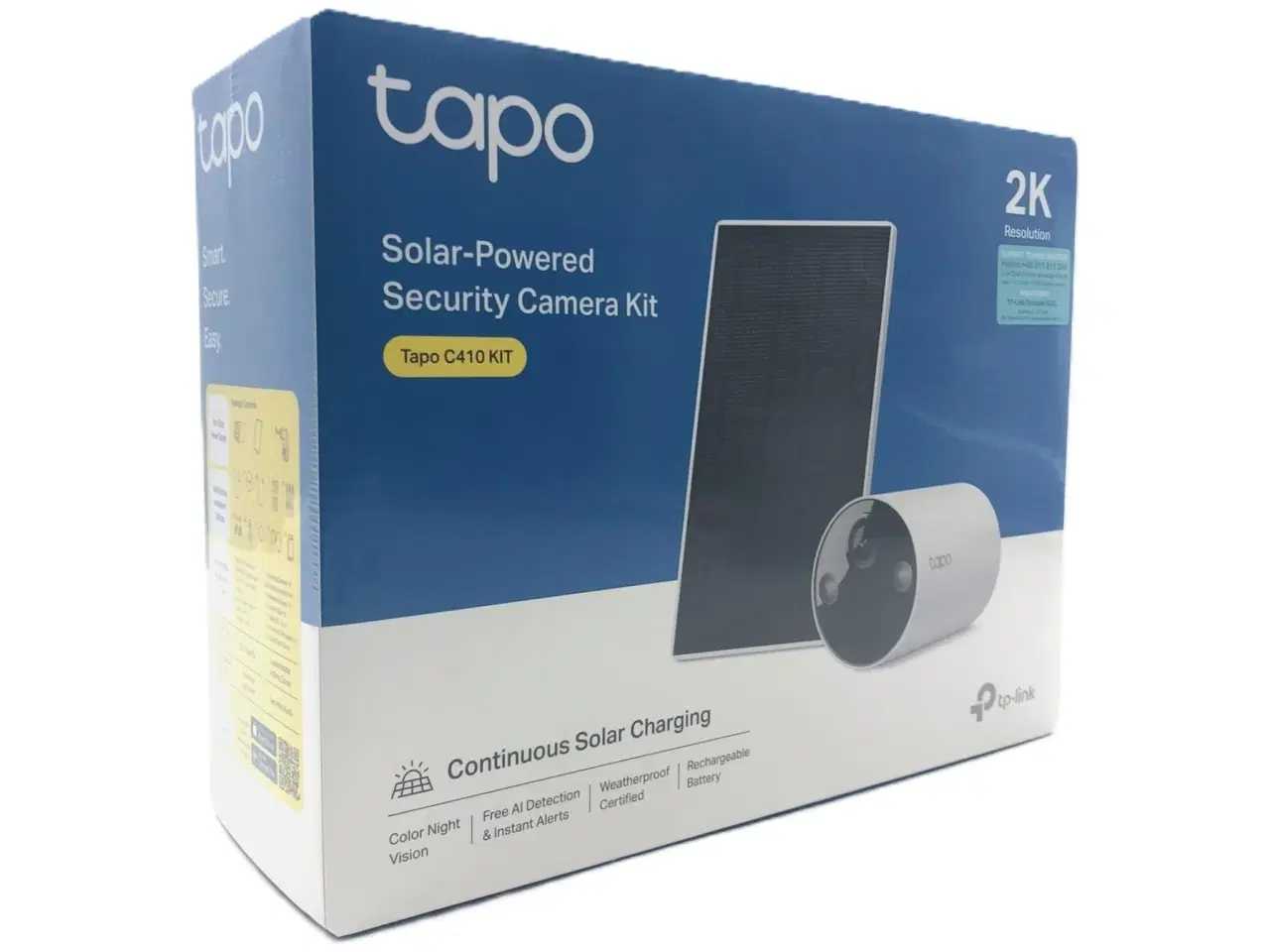 Billede 1 - Overvågningskamera med solpanel TP-Link Tapo C410 KIT V1 - 2K 3 MP Wi?Fi