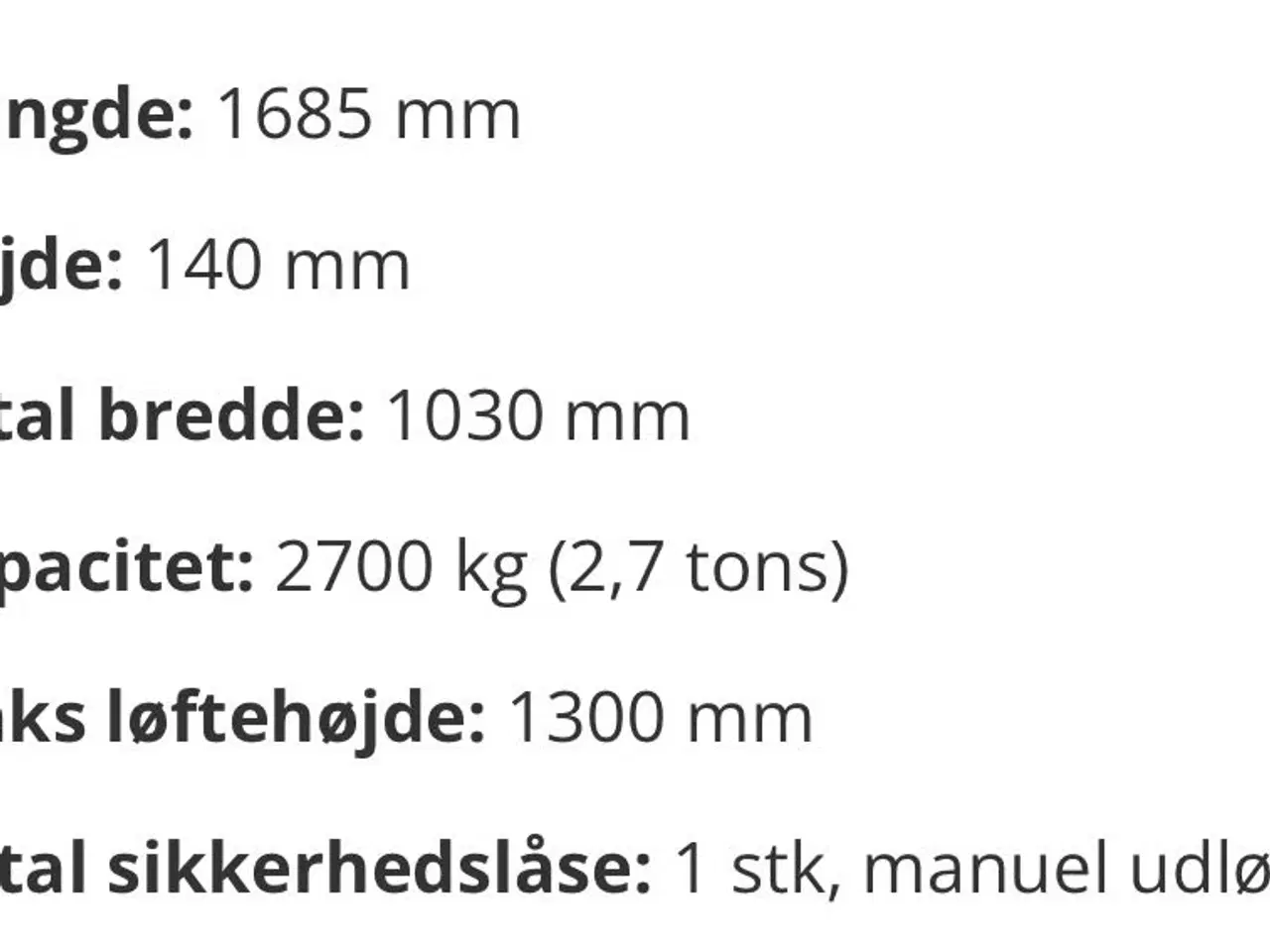 Billede 6 - Saxlift 2700 kg 