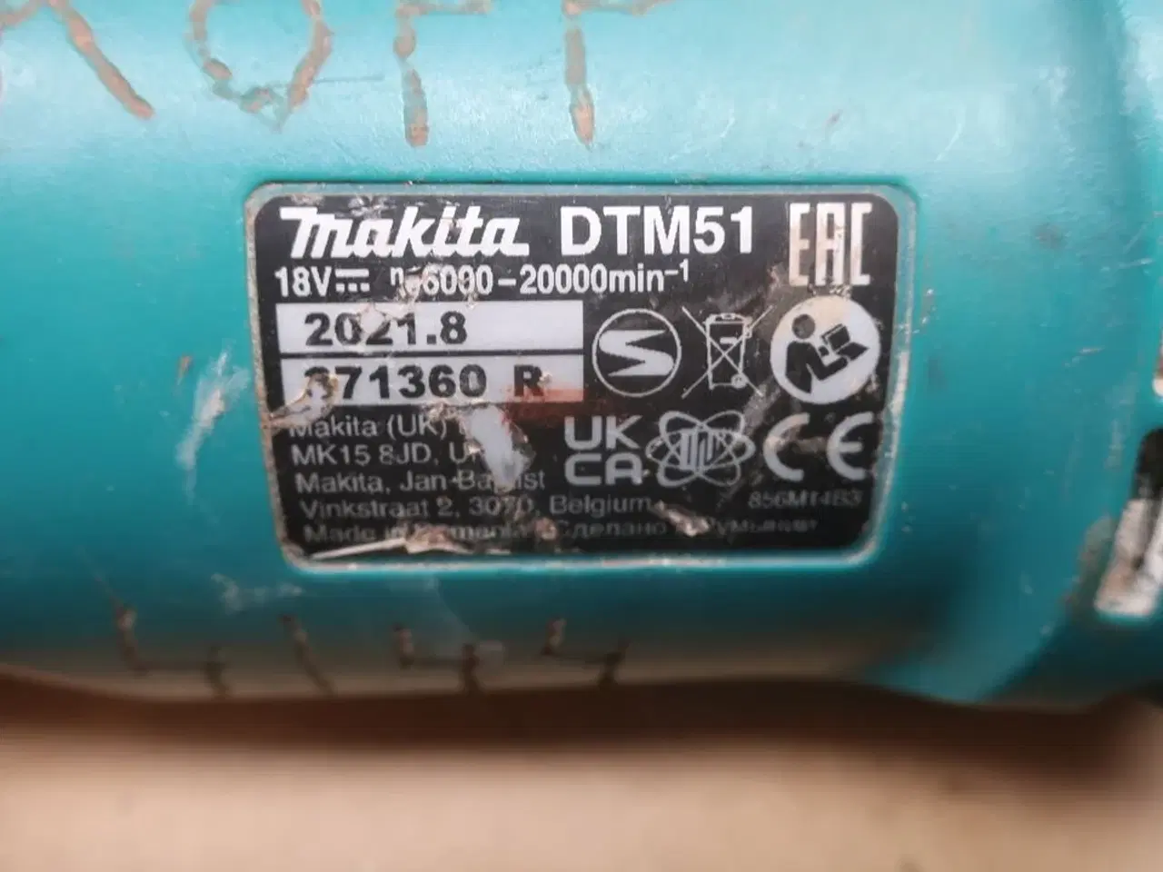 Billede 4 - Vinkelsliber, multicutter og vinkelsliber mv.  MAKITA  Model: DGA 506, DJV 181,  DTM51