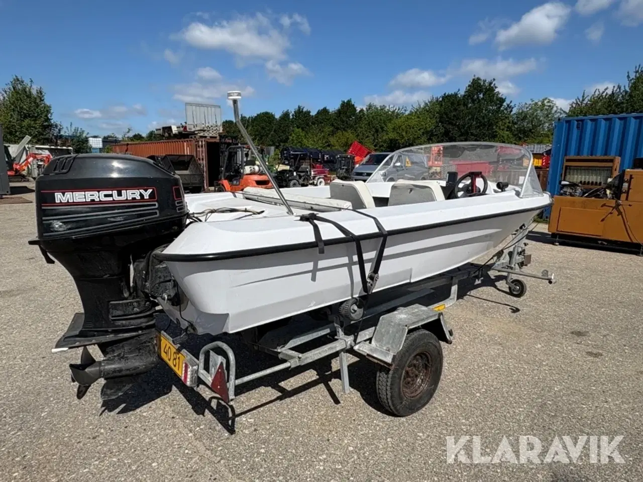 Billede 3 - Båd med trailer Fletcher 14 fod 2 takt motor