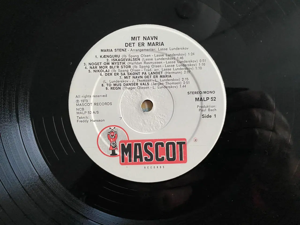 Billede 3 - LP.Maria Stenz ‎– Mit Navn Er Maria