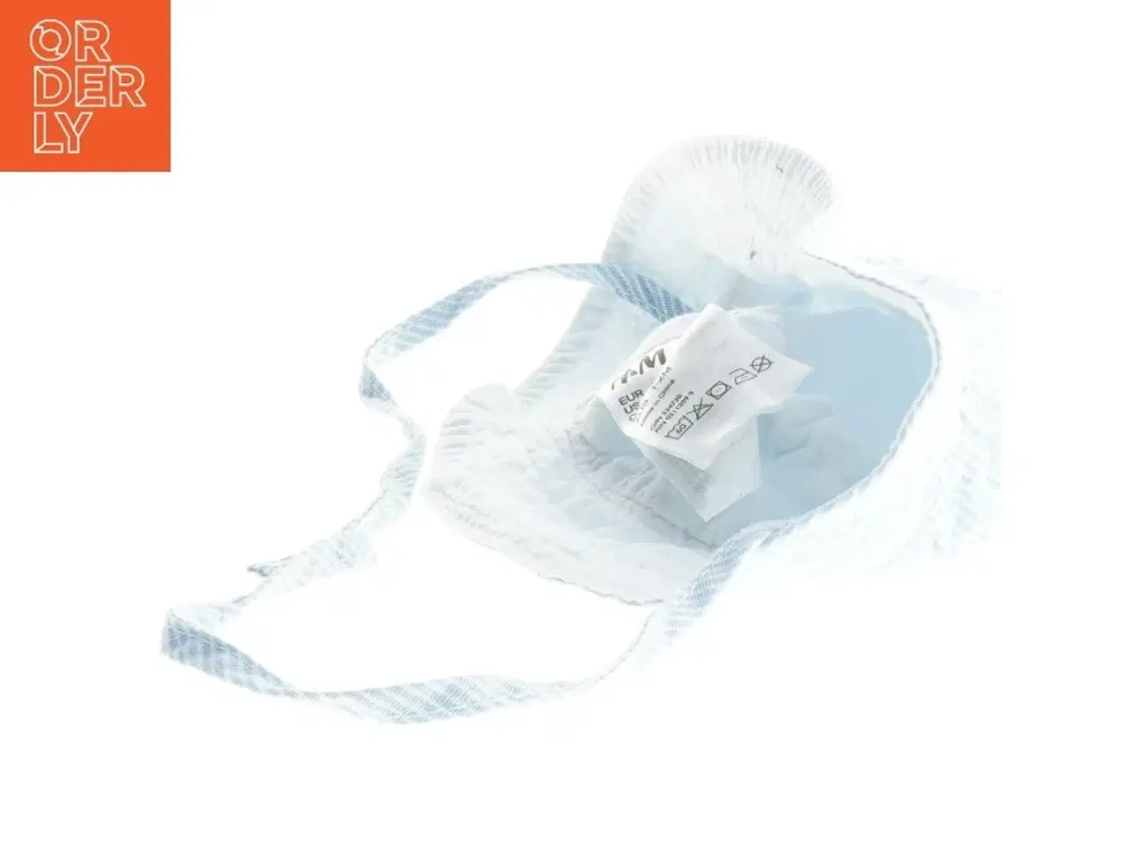 Billede 3 - Blå og hvid stribet solhat til baby fra H&M (str. 56)