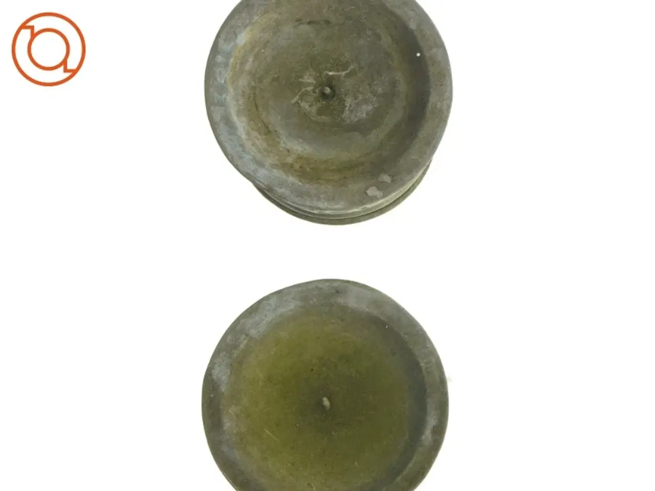 Billede 6 - Udsmykkede metal lysestager (str. 21 x 10 cm)