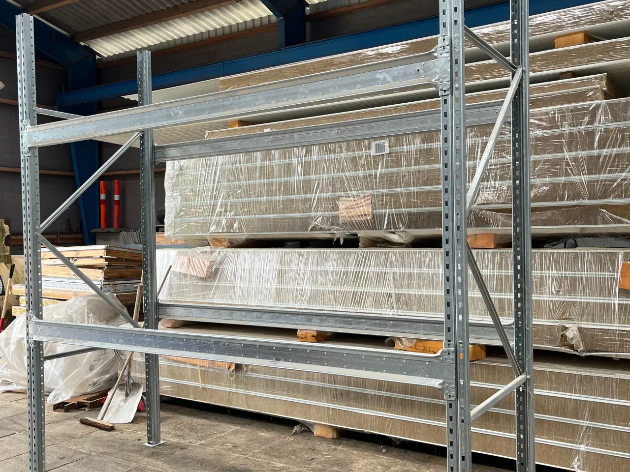 Billede 2 - Pallereol-sæt galvaniseret - 9 pallepladser