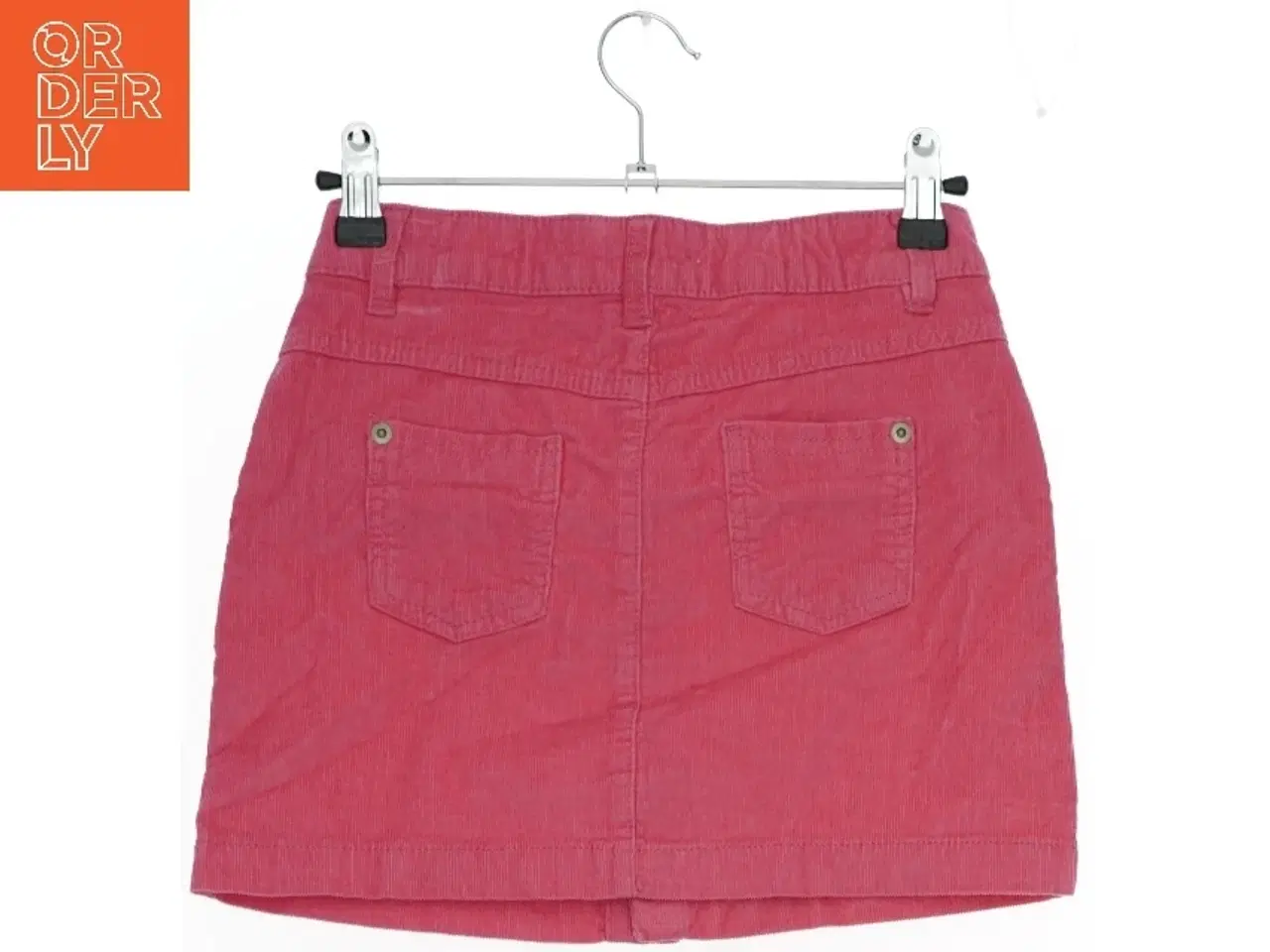 Billede 2 - Rød nederdel med knapper fra Bluezoo (str. 128)