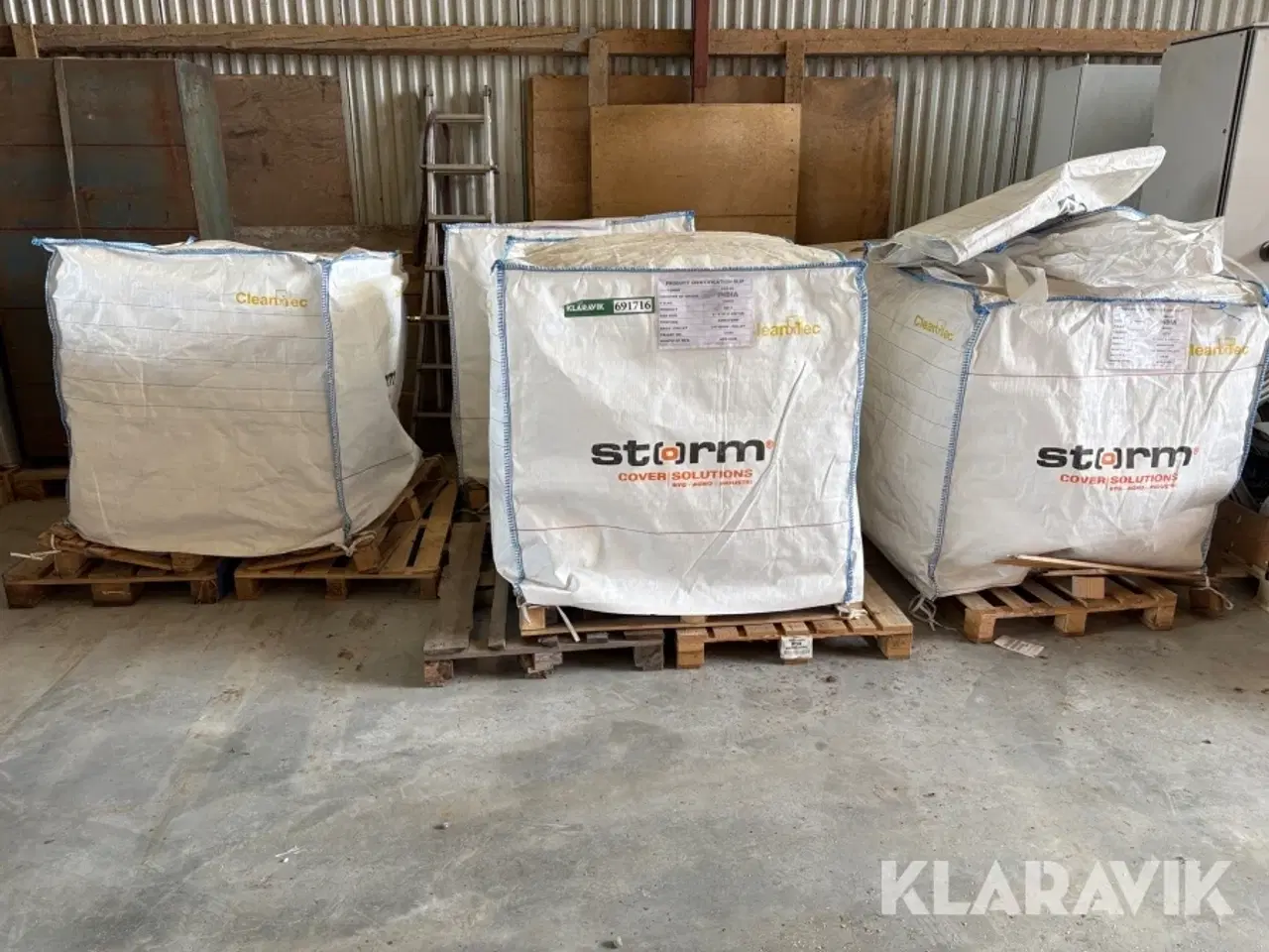 Billede 2 - Big bag sække Storm 5 paller med 240 styk på hver.