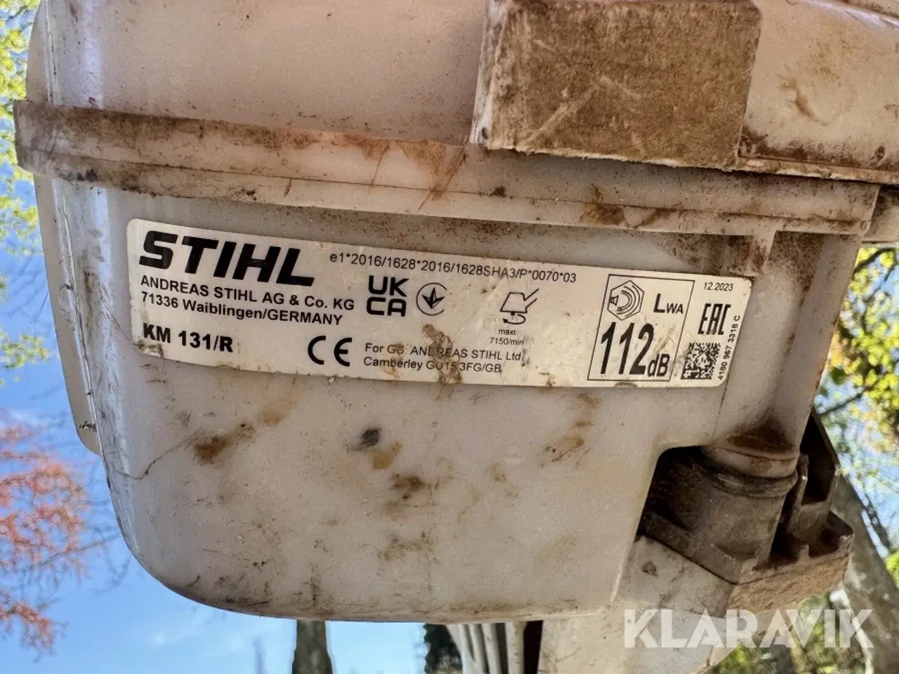 Billede 5 - Kombimaskine Stihl KM 131R med børstevalse