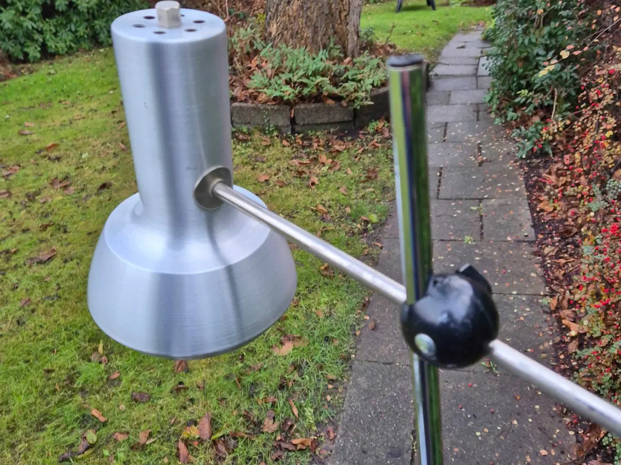 Billede 7 - Flot retro gulvlampe i alu