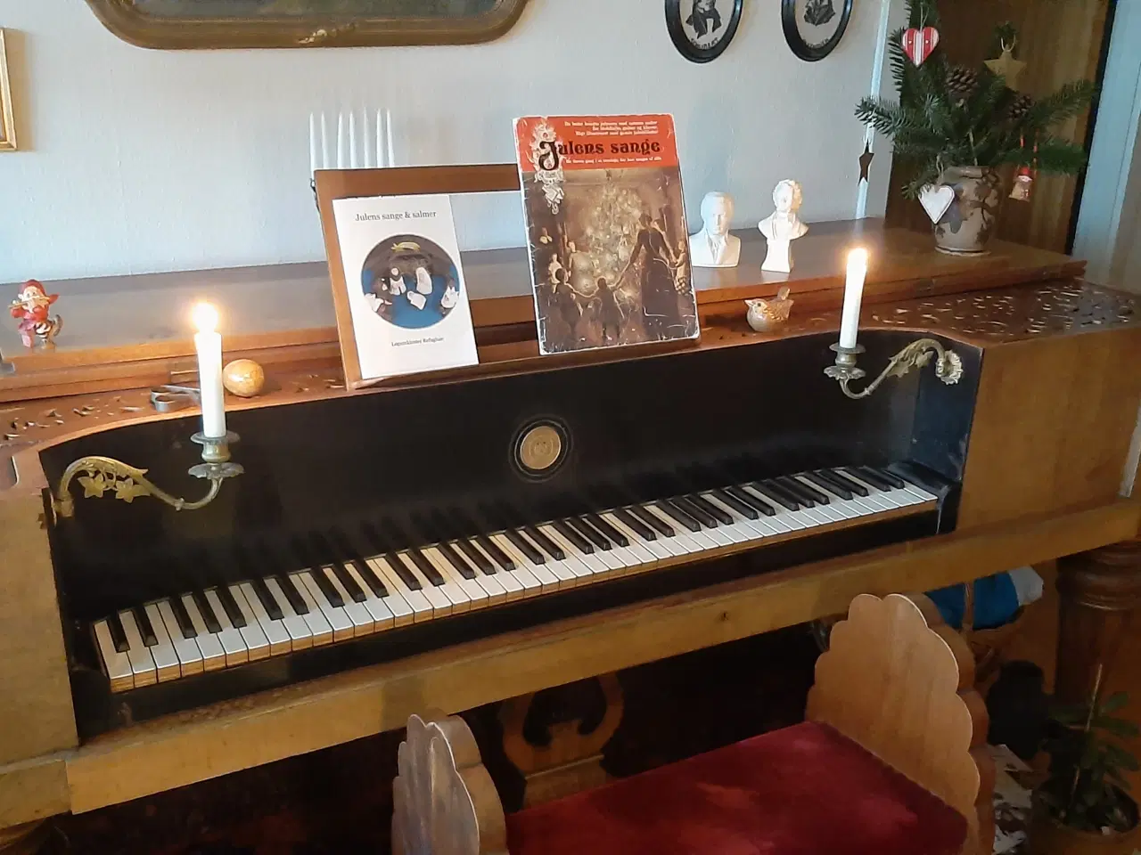 Billede 1 - Antikt Hornung og Møller taffelpiano