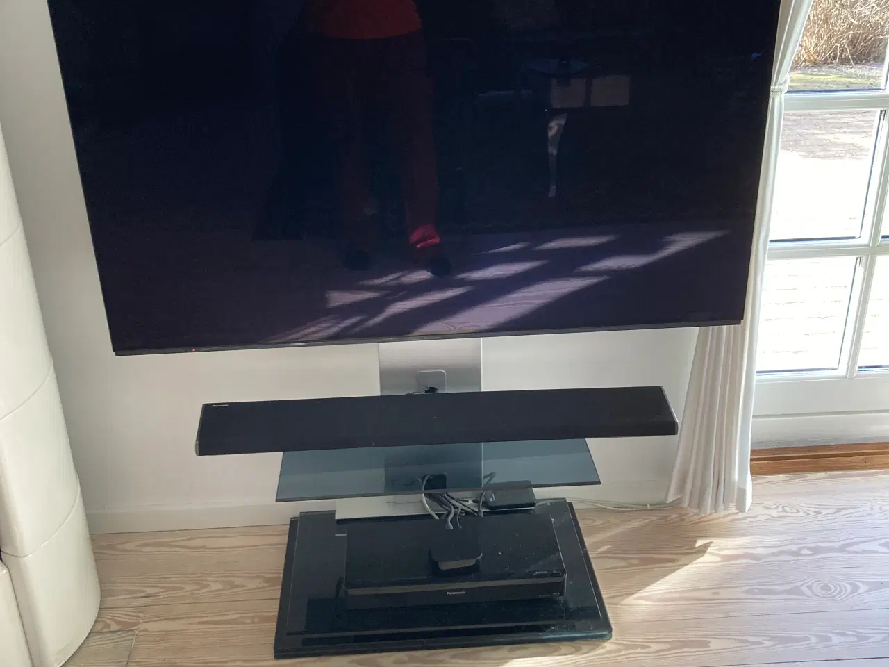 Billede 1 - Tv bord/stander med glasplader