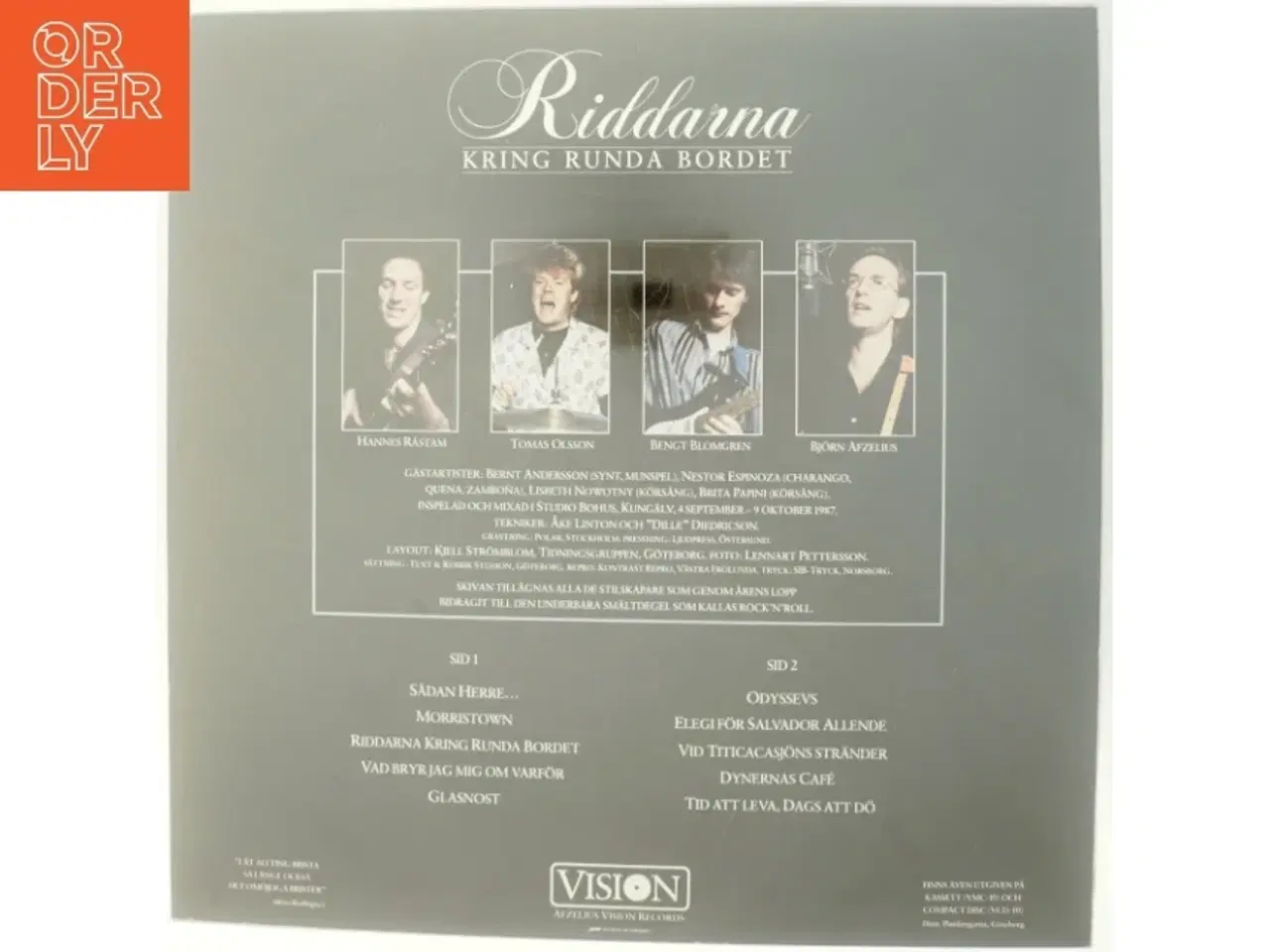 Billede 3 - Riddarna Kring Runda Bordet med Hannes Råstam (LP)