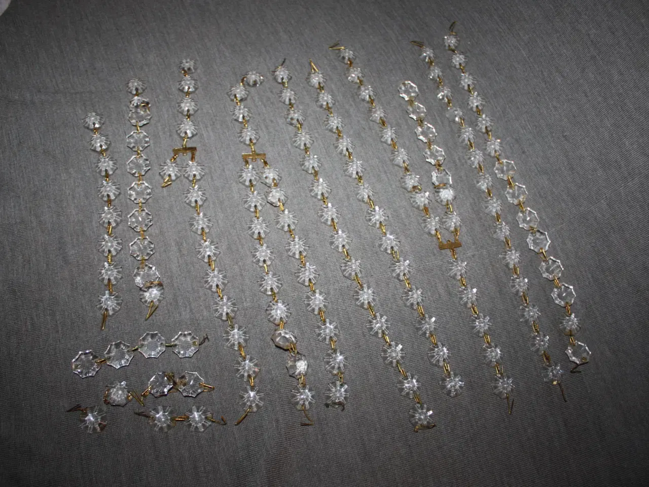 Billede 3 - Vintage lysekrone prismer