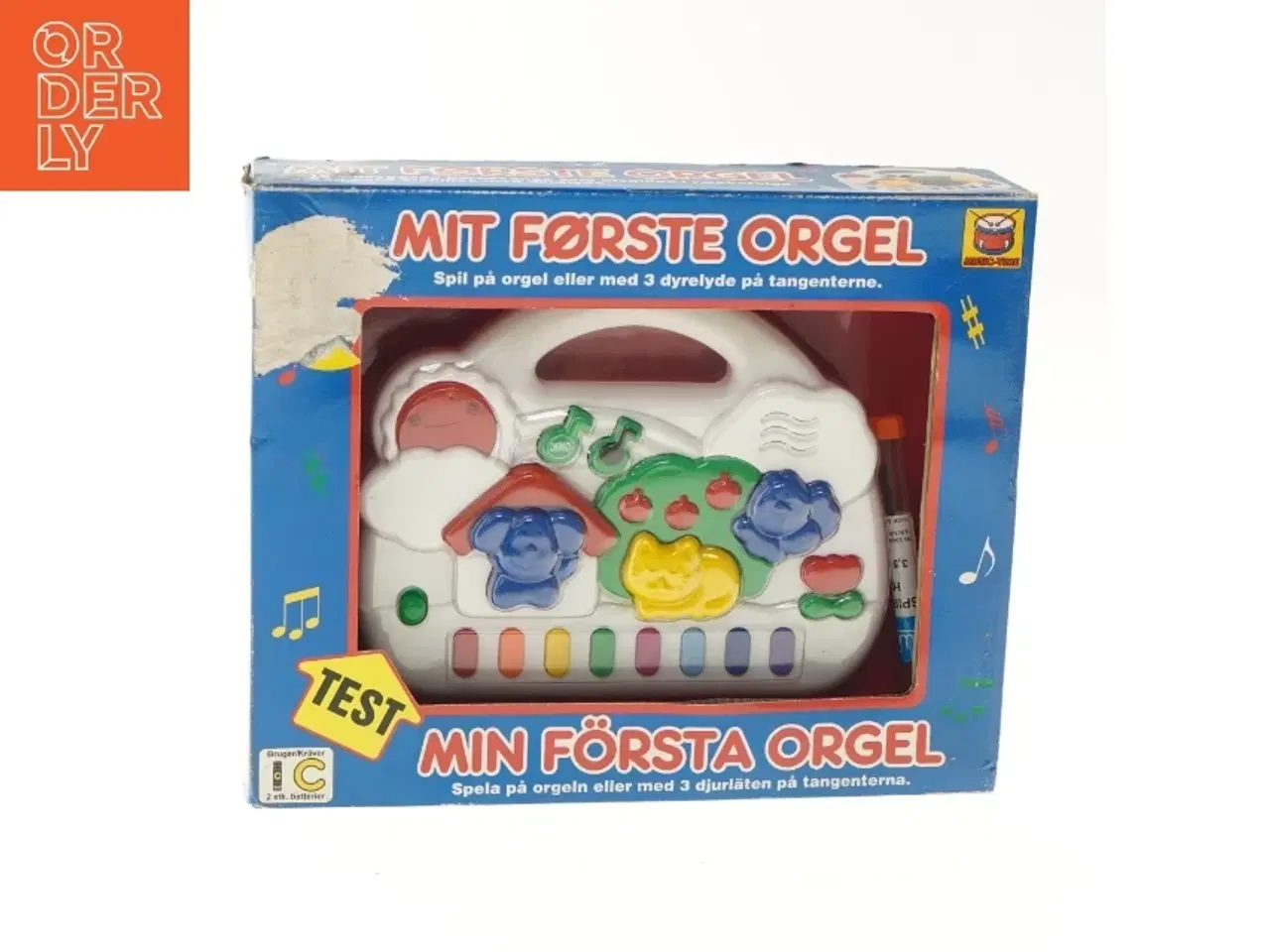 Billede 1 - Mit første orgel legetøj fra Music Time (str. 30x25 cm)