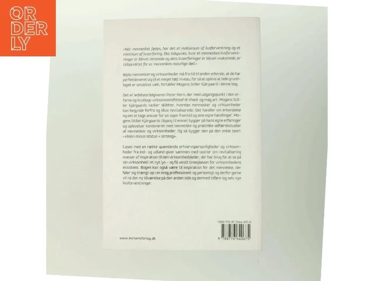 Billede 3 - Vision minus status = strategi : ledelsesfilosoffen Mogens Stiller Kj&#228;rgaards lov om revitalisering af mennesker og virksomheder (Bog)