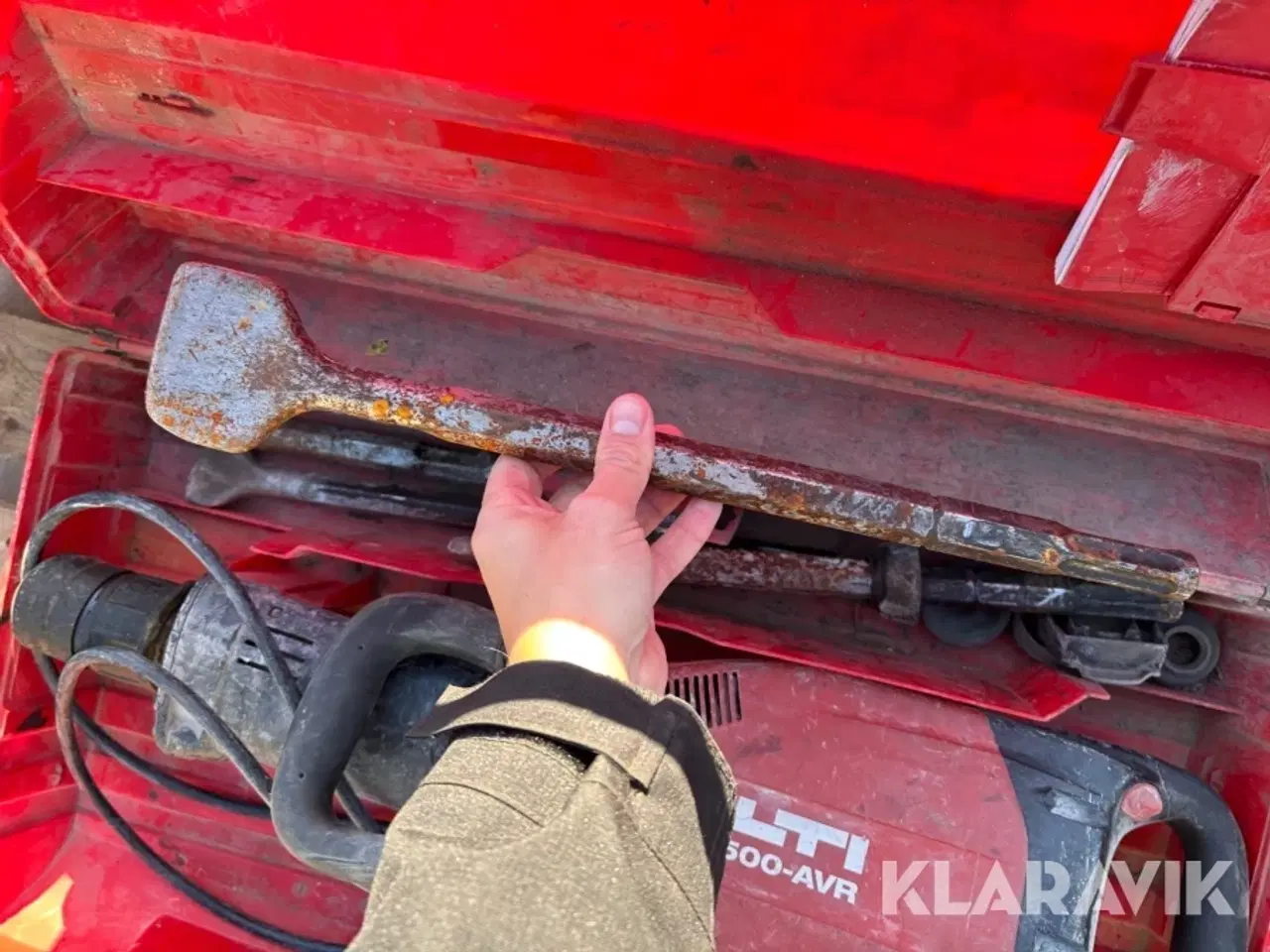 Billede 5 - Mejselhammer Hilti TE 1500-AVR med mejsler