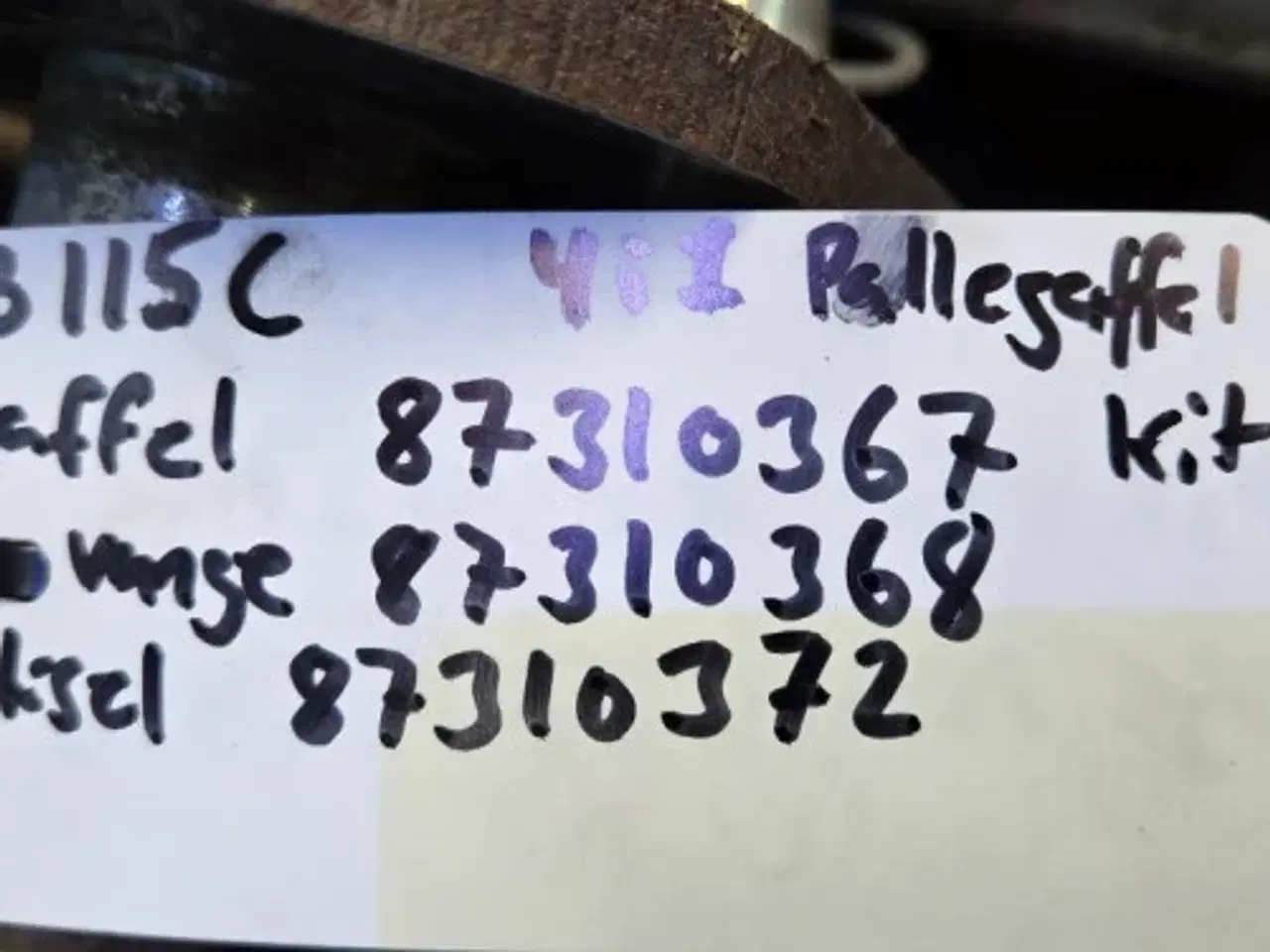 Billede 14 - New Holland B115C Pallegafler Kit 87310367