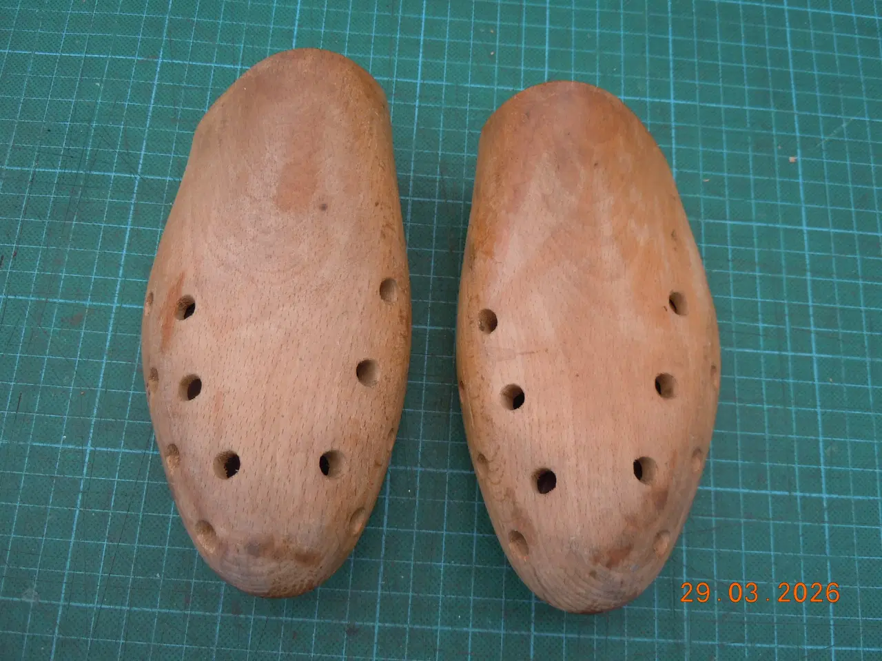 Billede 1 - Skoblokke, håndlavede førkrigs 42-44