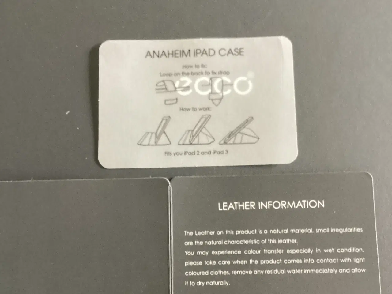 Billede 3 - Cover læder fra ECCO 