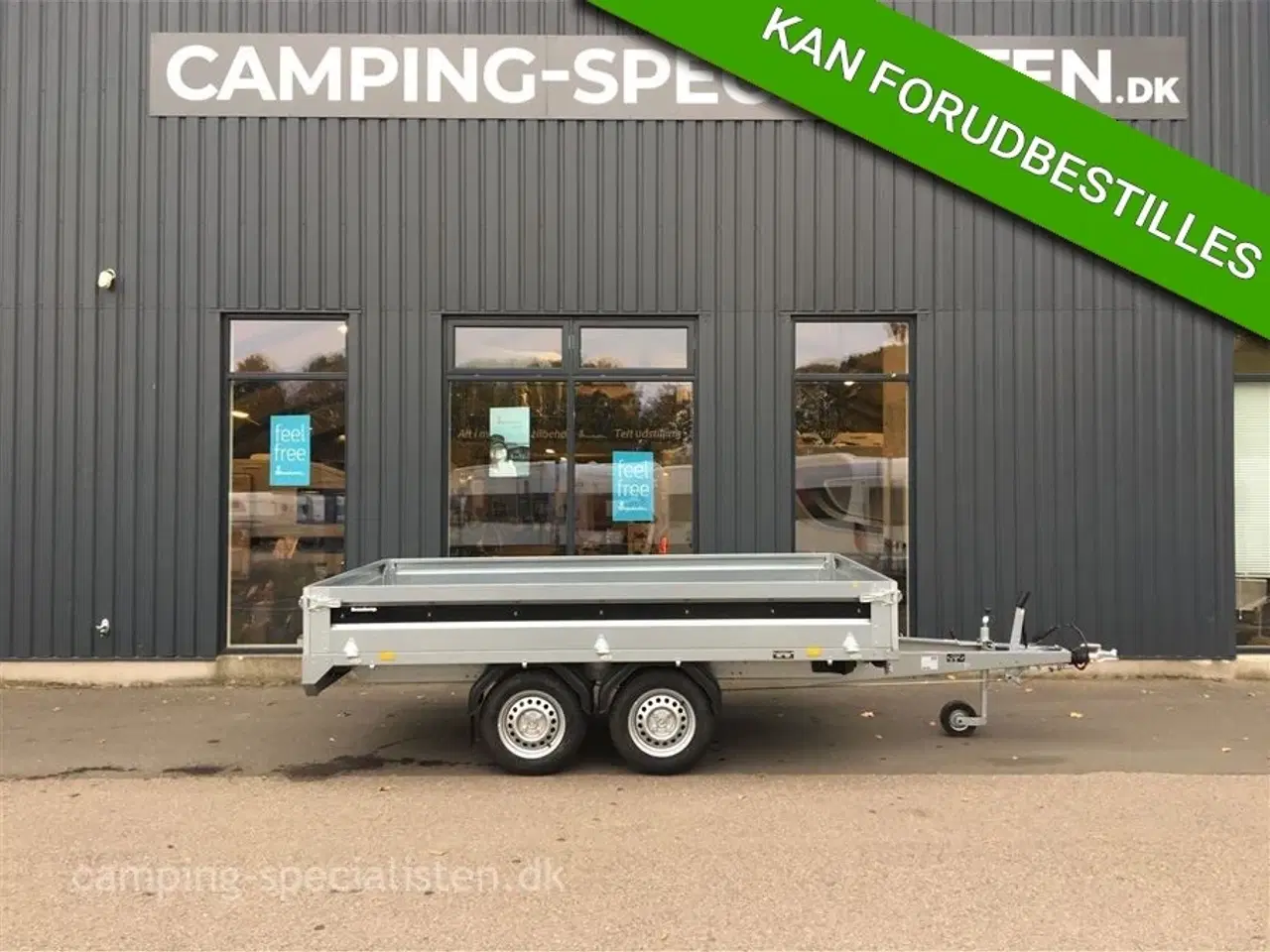 Billede 1 - 2024 - Brenderup 4310 STB 2000 Kg.    Ny Brenderup 4310 STB kraftig trailer med stålsider hos Camping-Specialisten.dk Aarhus og Silkeborg