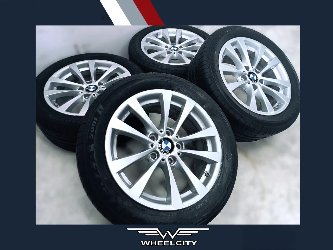 Billede 1 - 5x120 17" ET37 nav 72,6ø BMW sommersæt inkl.TPMS 