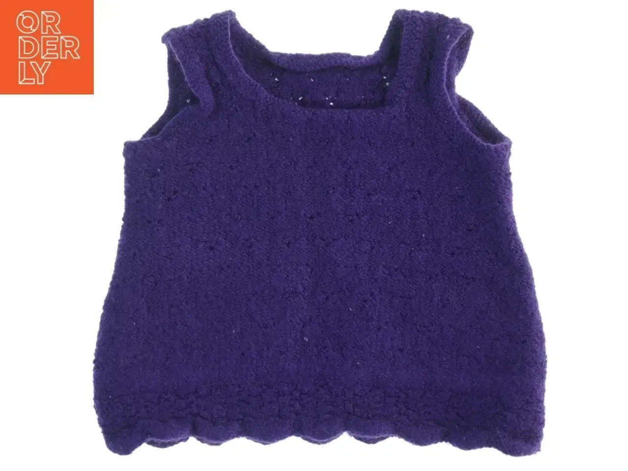 Billede 1 - Hæklet børnevest (str. 24 x 28 cm)