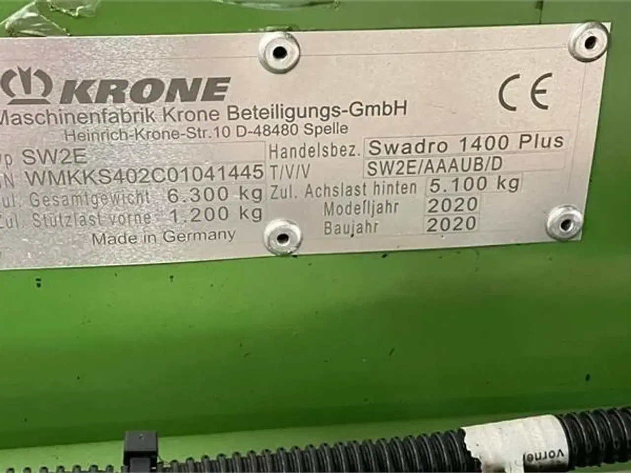 Billede 7 - Krone Swadro 1400 plus Model PLUS