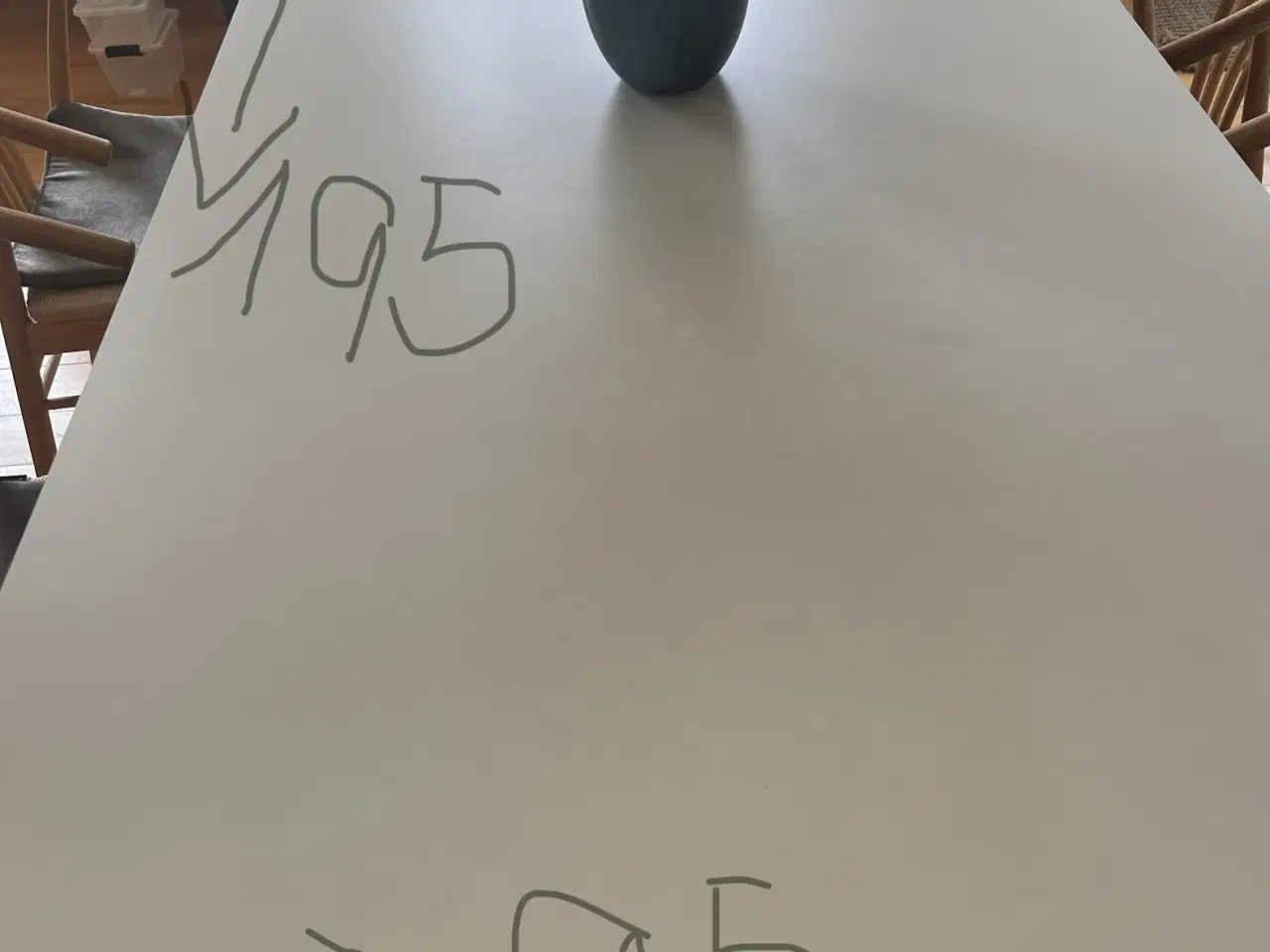 Billede 1 - Spisebord med udtræk til 2 plader