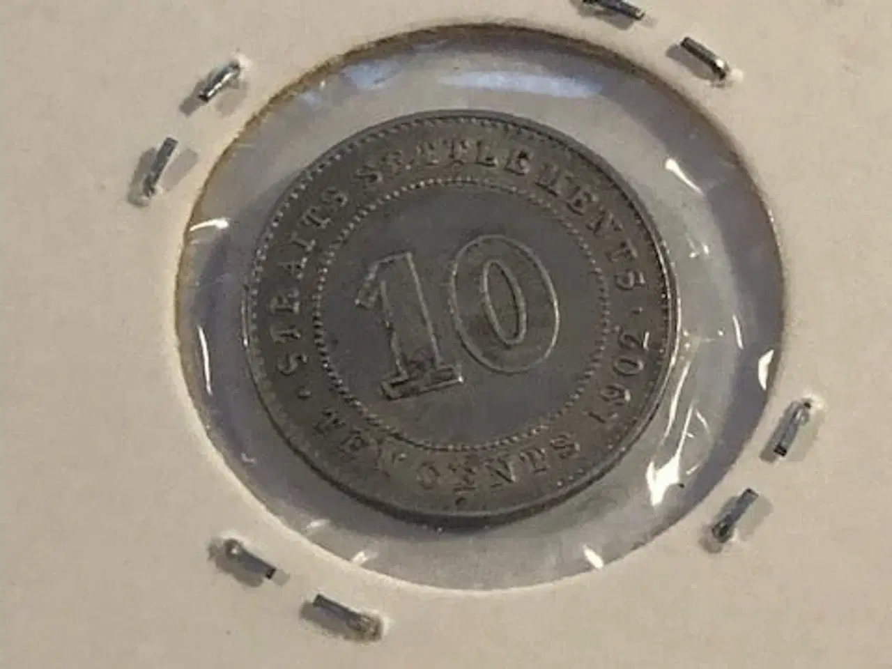 Billede 1 - 10 cent 1902 Straits Settlements