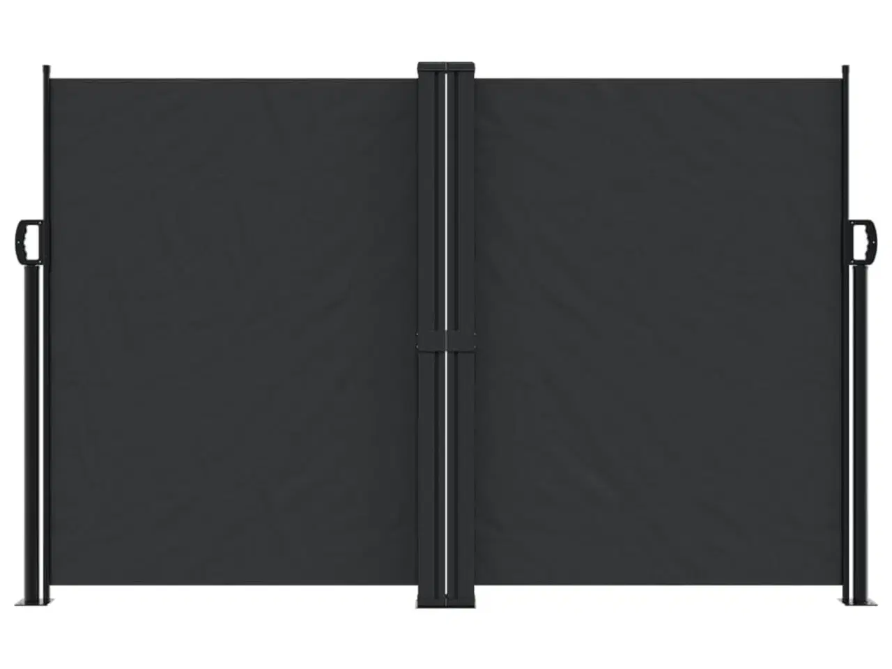 Billede 3 - Sammenrullelig sidemarkise 160 x 600 cm sort