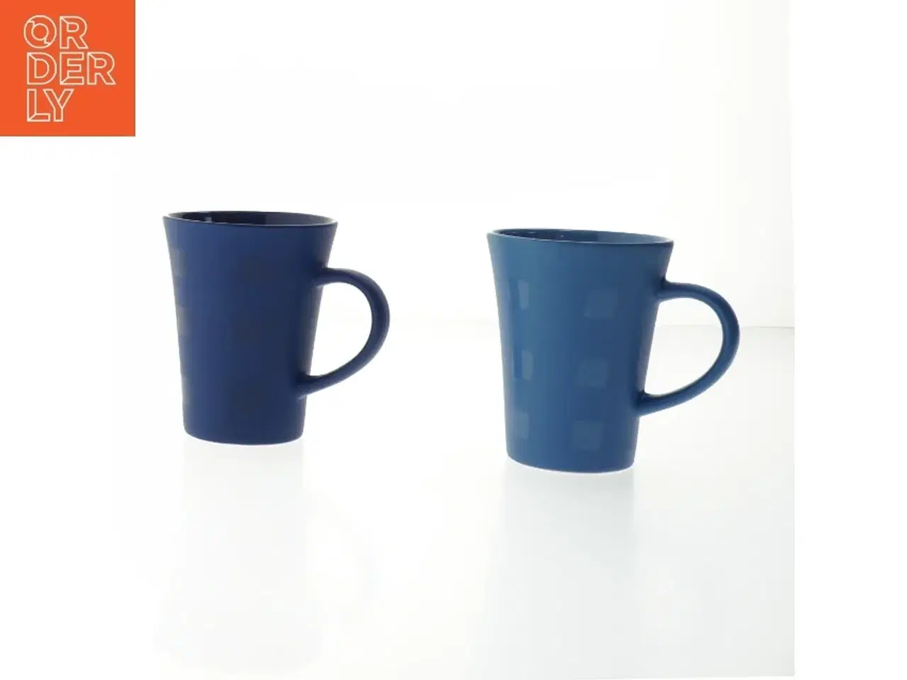 Billede 1 - Blå keramiske krus (str. 11 cm)