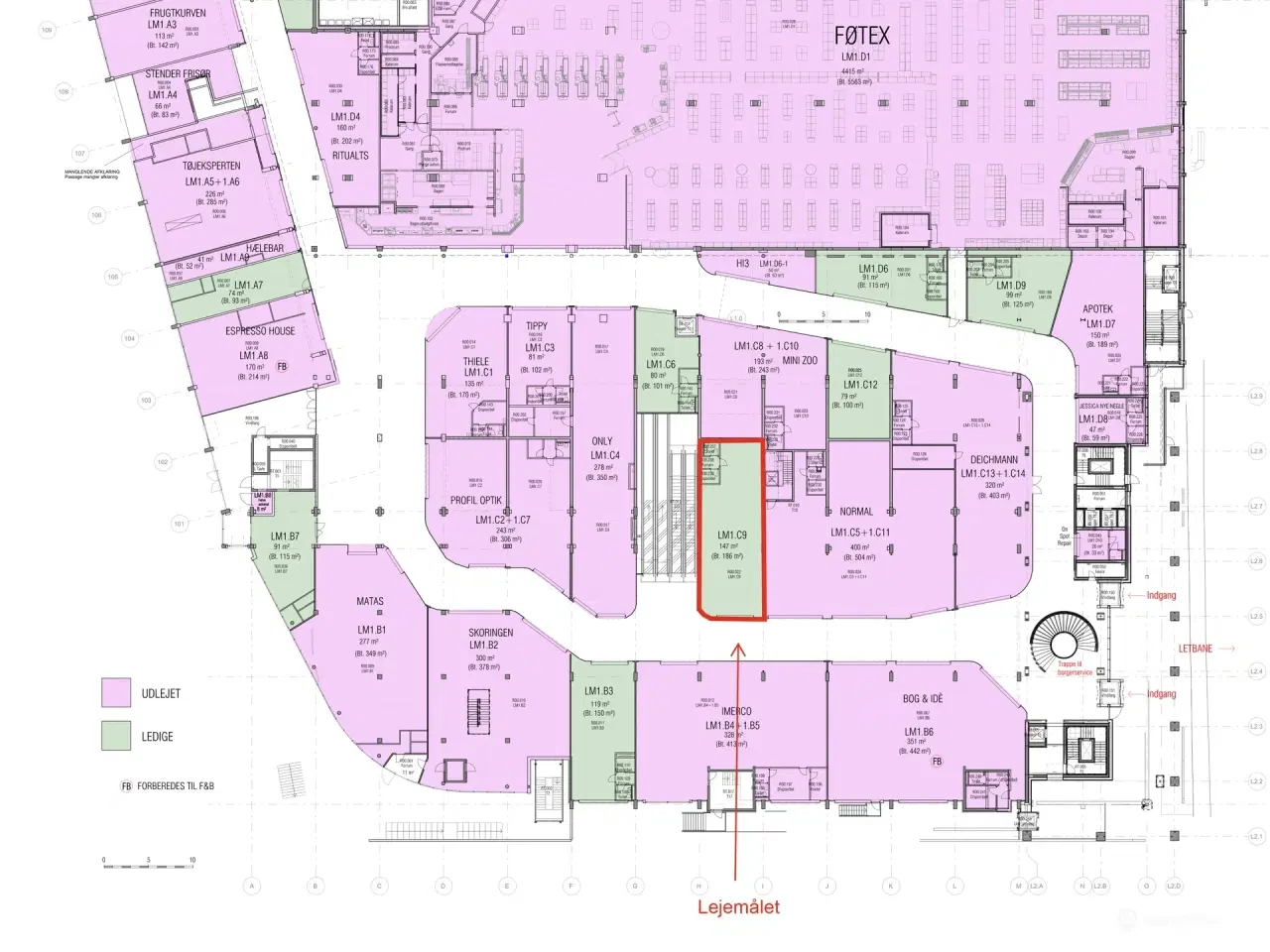 Billede 7 - Butikslejemål på 189 m² med strategisk god placering i Herlev Bymidte