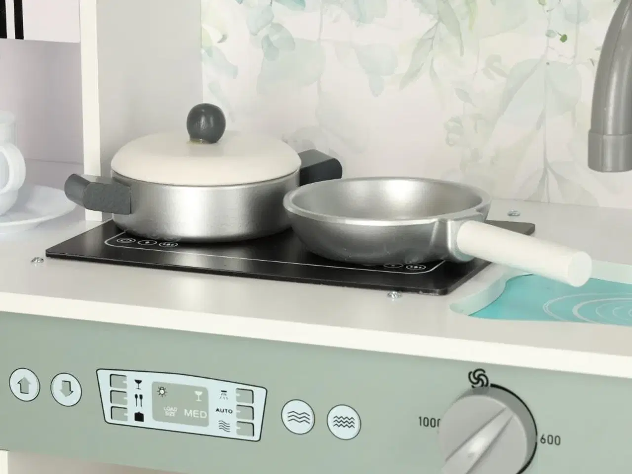 Billede 8 - Legekøkken i træ LULILO Saliko med tilbehør og espressomaskine