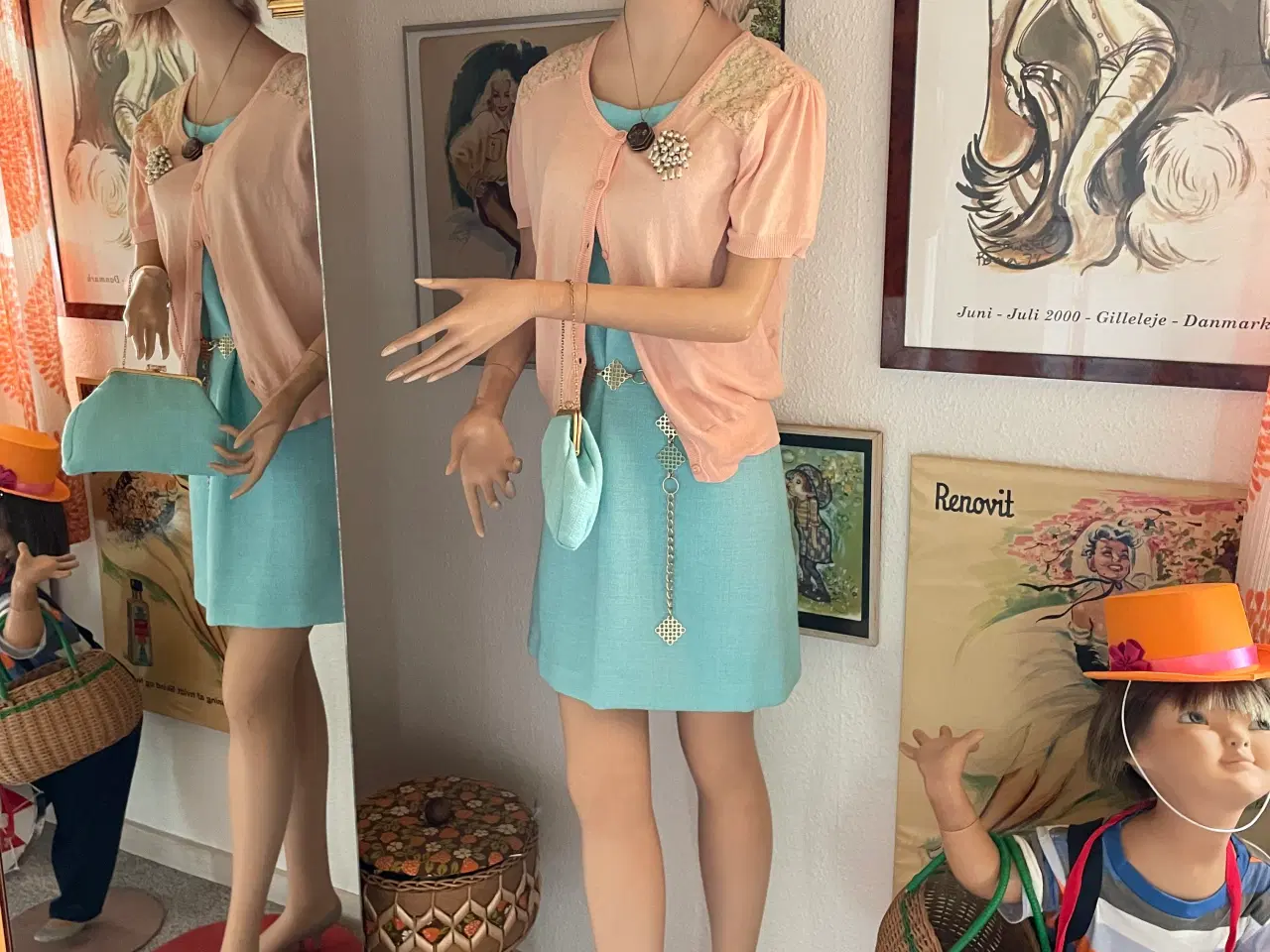 Billede 1 - Gammel vindues mannequin dukke 